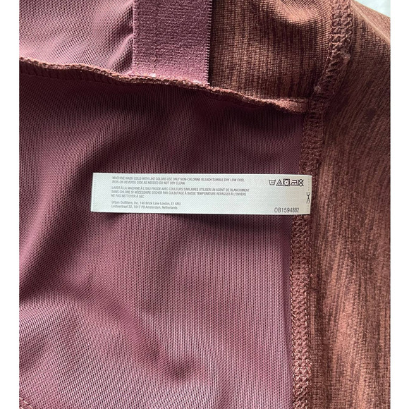 Free People Movement Releve Crossback Jumpsuit in Heather Espresso Size XS - Picture 9 of 12